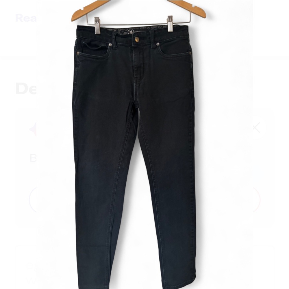 Von Zipper Black Skinny Jeans Sleek Fit